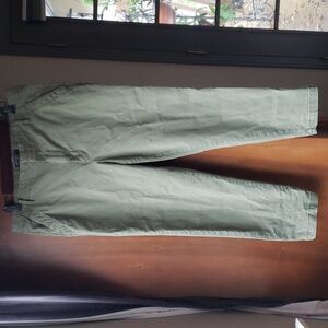 Women's Banana Republic Khaki Chinos Size 14 Slim Fit